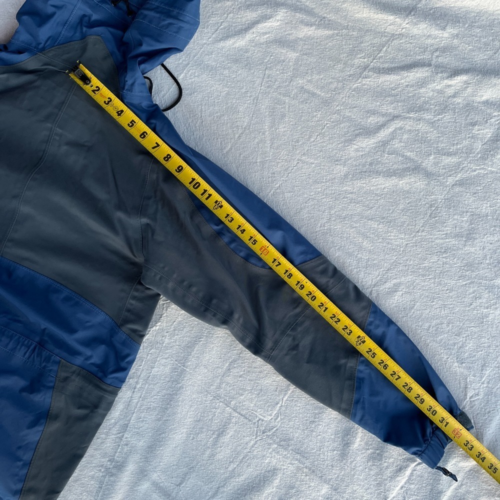 Vtg Columbia‎ Womens Titanium Alloy Omni Tech Blue Grey Waterproof Jacket - Picture 8 of 8